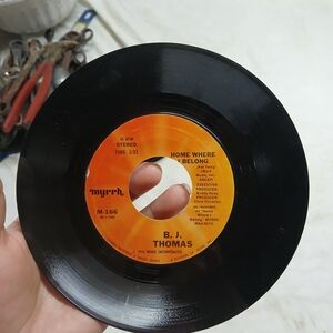 B.J. Thomas Vinyl Record - Black and Orange
